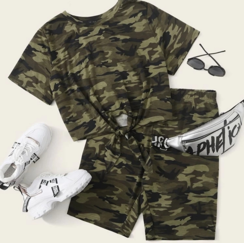 2 piece short set